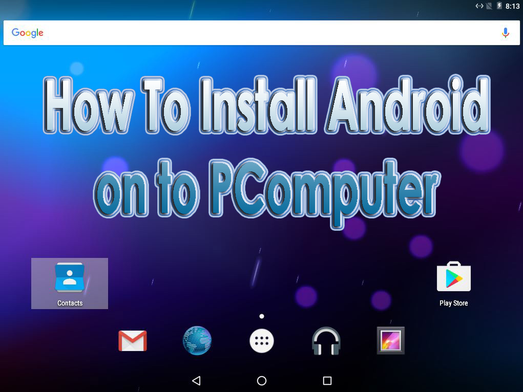 Android-x86 6 RC1 Marshmallow for PC - 2016