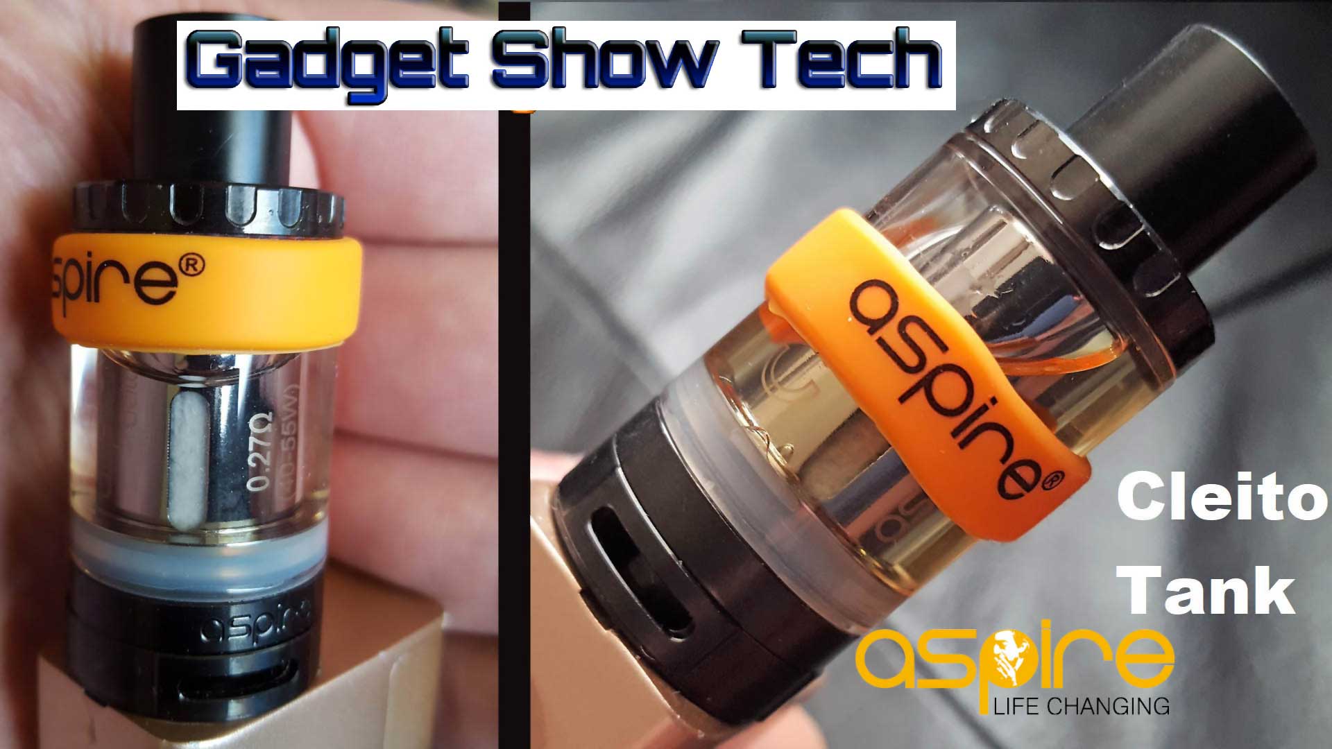 aspire Cleito 3.5ml Tank E-cig, E-liquid and Vaping Gadget Technology  Reviews