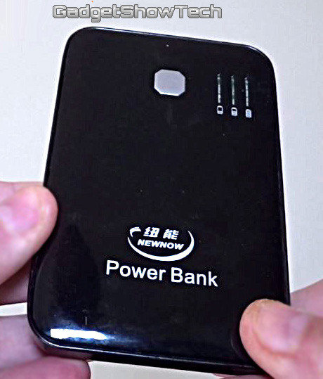 External Portable Battery Power  Capacity: 5000mAh Li-Polymer 
