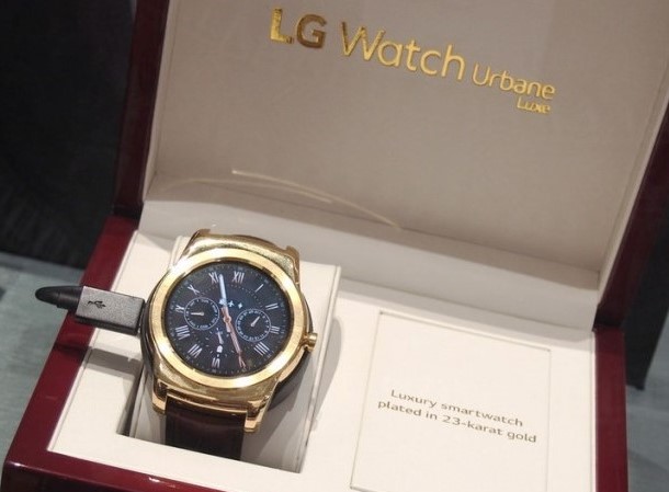 LG Watch Urbane Luxe - إل جي تكشف عن الإصدار الذهبي