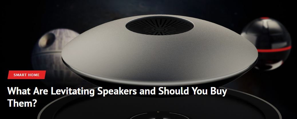 Levitating Speakers almost like UFO's