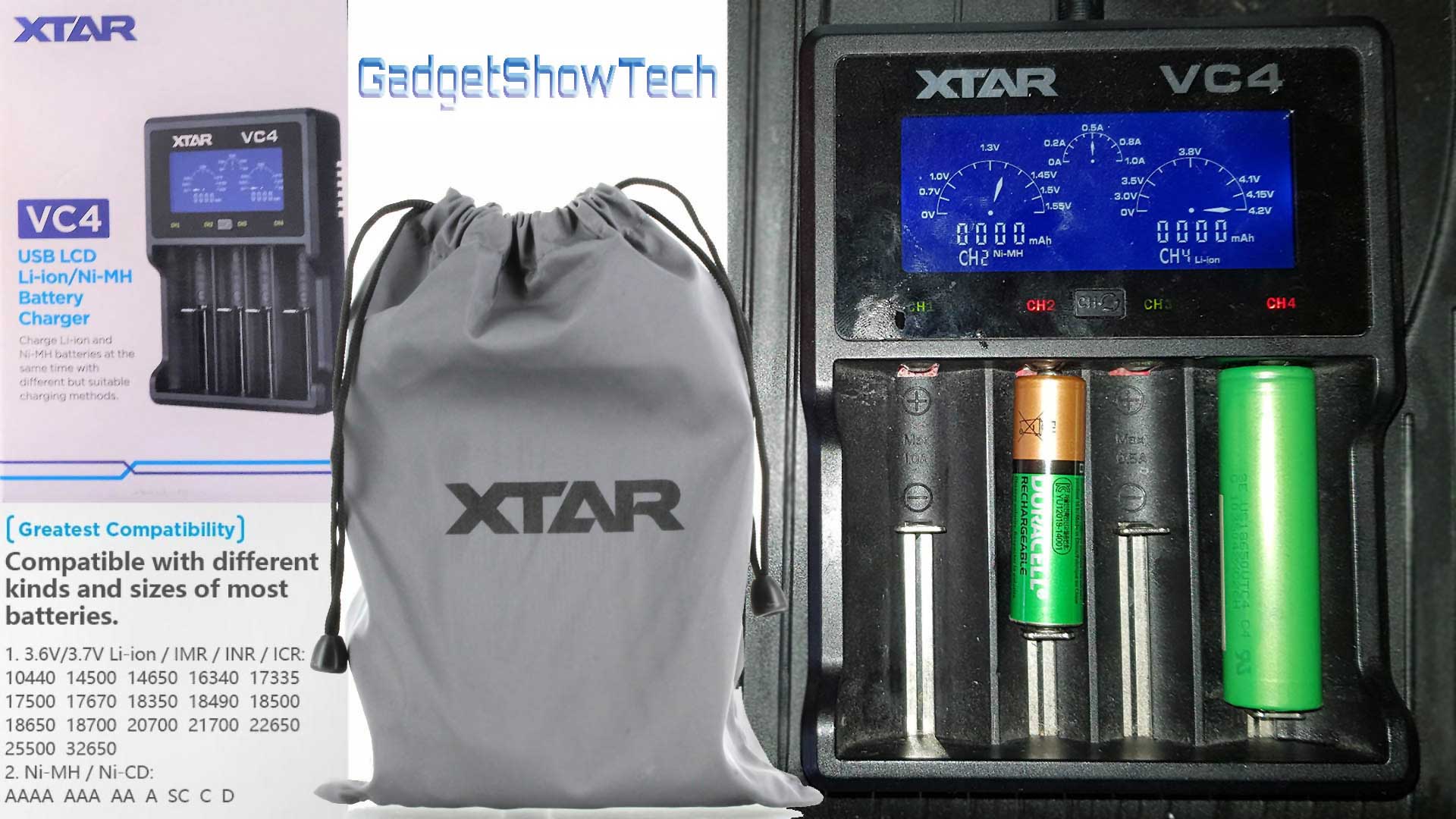 Xtar VC4 v Nitecore D4 - Charger Review and Test video
