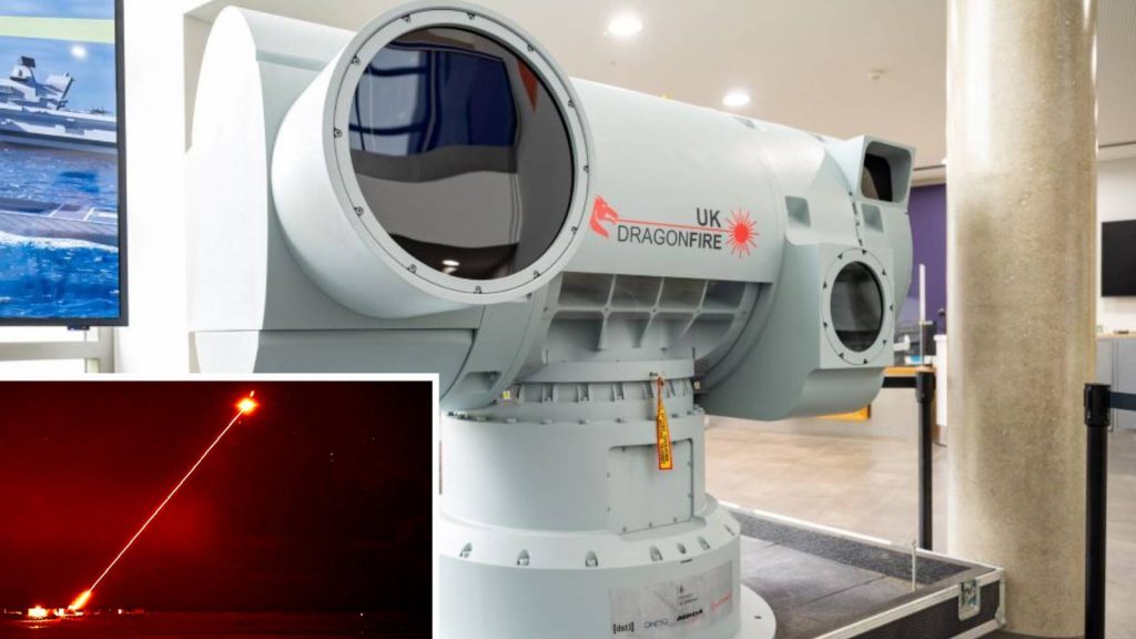 Military to use DragonFire laser Cannons on Royal Navy ships to Zap Enemies by 2027