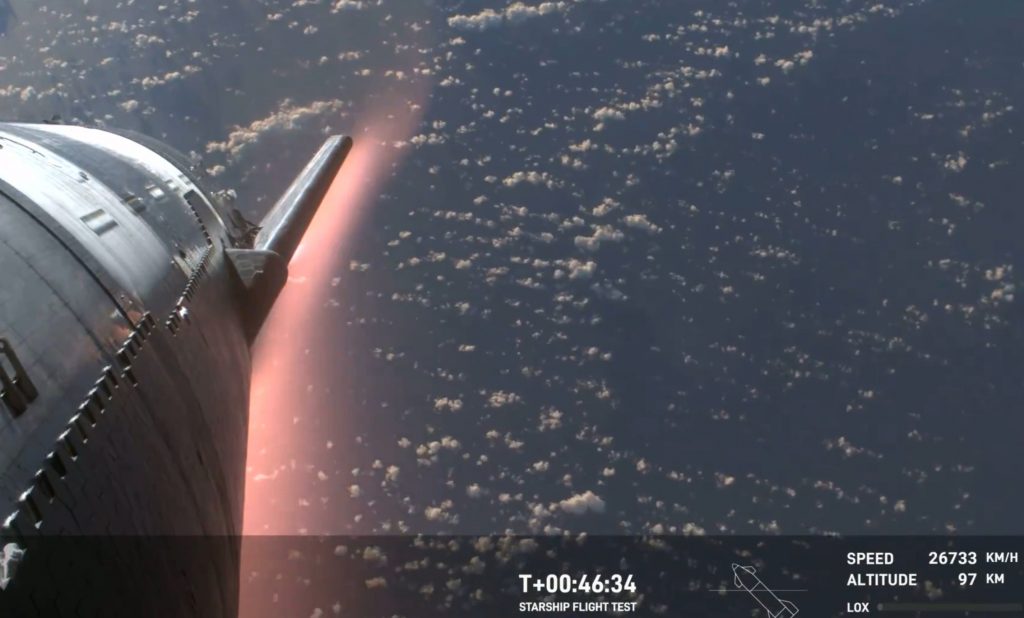 Watch SpaceX Starship Heat Shield Glow as Re-entry Signal is lost