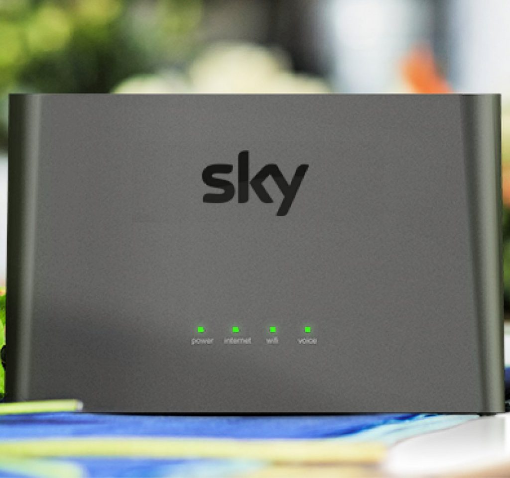 sky wi-fi 6 router hub