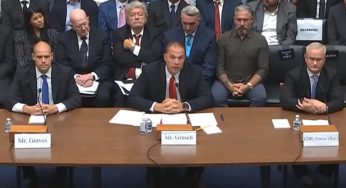 Whistleblower Pilots Testify at UFO hearing that Superior Craft are serious Threat being covered up by Government