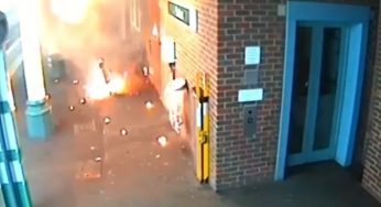 Watch video of ferocious blaze of e-bike on Fire at Sutton Railway station