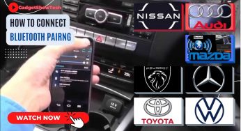 How To Bluetooth Pair Smartphone with AUDI | Volkswagen | Mercedes | Nissan | Peugeot | Toyota | Mazda