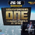 Transformers One Trailer Premiere is the First from Space Today with Chris Hemsworth and Brian Tyree Henry